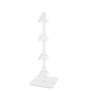 Eyewear Display Stand Sunglasses 4 Pair Tabletop with Square Base