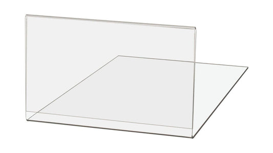 6"W x 3.75"H Grocery Store Shelf Label Display Price Tag Sign Holder