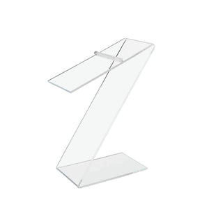 8.5"High Acrylic Display Shoe Riser Z Shaped Footwear Stand