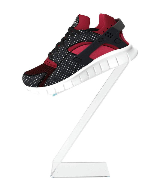 8.5"High Acrylic Display Shoe Riser Z Shaped Footwear Stand
