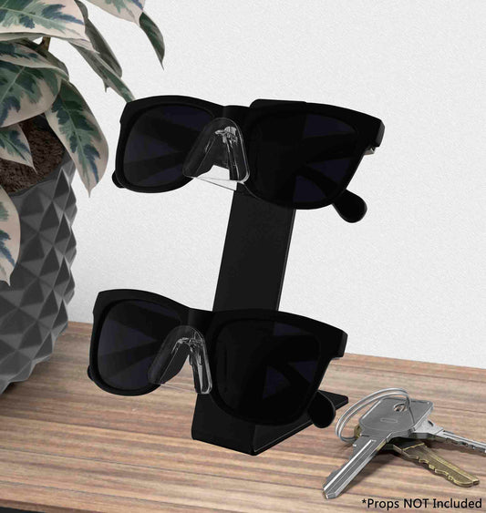 Eyewear Stand 2 Tier Slant Back Sunglasses Countertop Display
