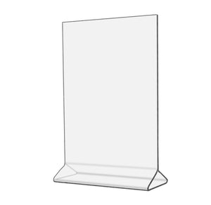 5"W x 7"H Top Load Acrylic Sign Holder - Double Sided