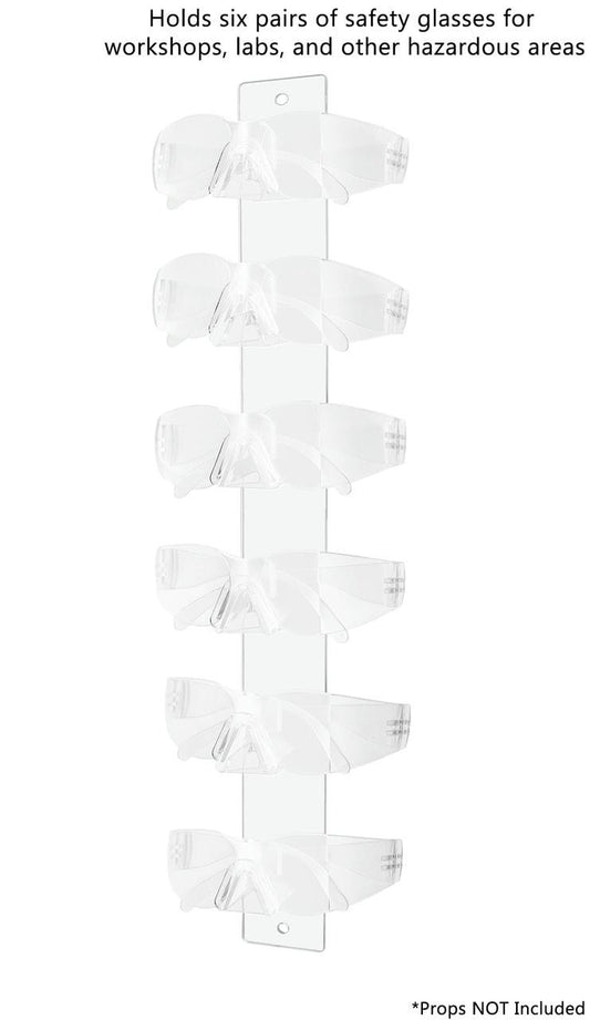 6 Pair Sunglasses Rack Multi Tier Eyewear Wall Organizer
