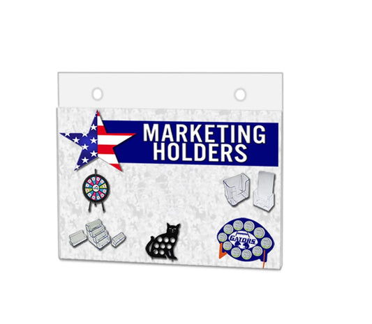 6"W x 4"H Wall Sign Holder with Hanging Hardware