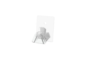 Single Sunglasses Eyeglasses Wall Mount Rack Holder Clear Nose