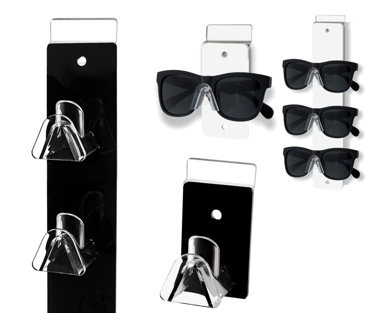 Slatwall Sunglass Eyeglass Holders