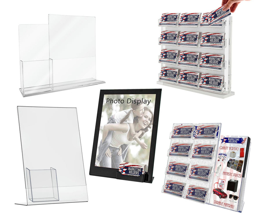 Combo Sign Holder Frames With Literature Pockets