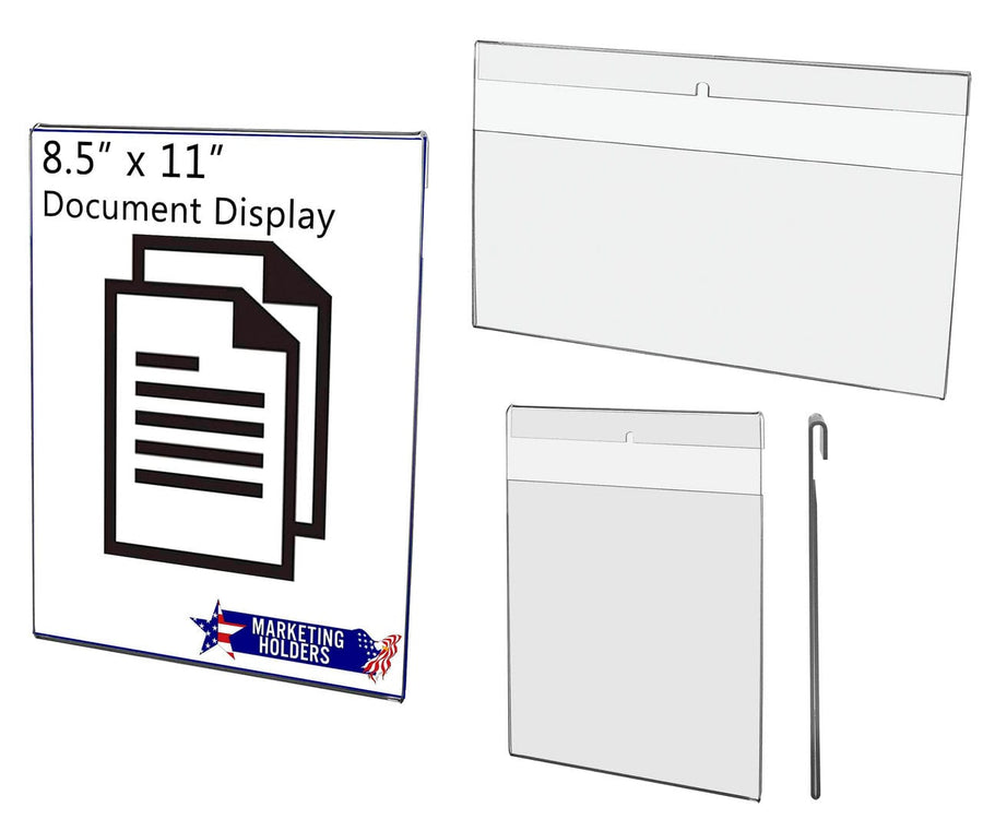 Sign Holders with Notched Backside