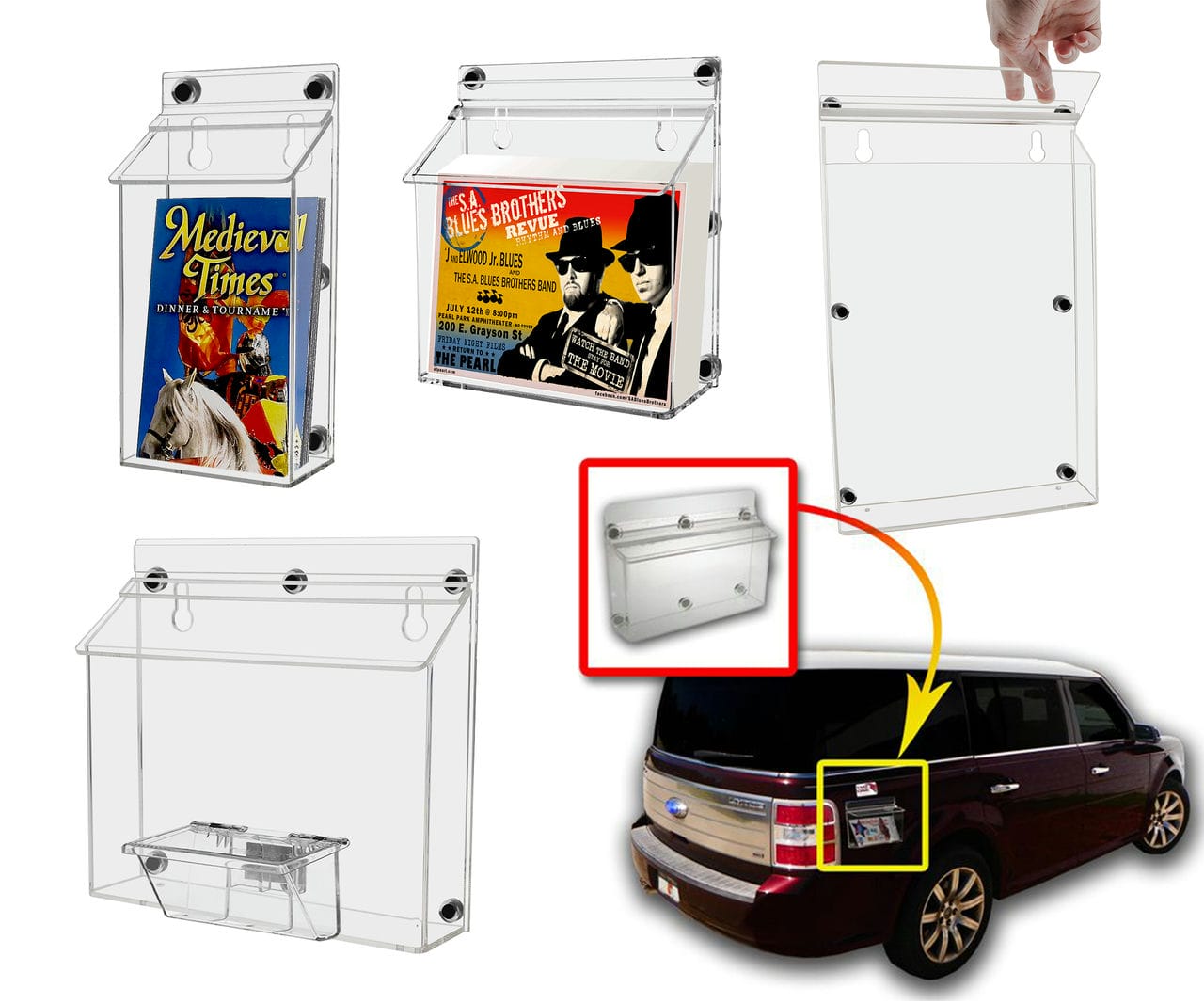 Magnetic Outdoor Brochure Holders