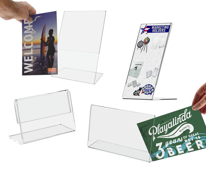 Side Load Sign Holder Table Tent Frames