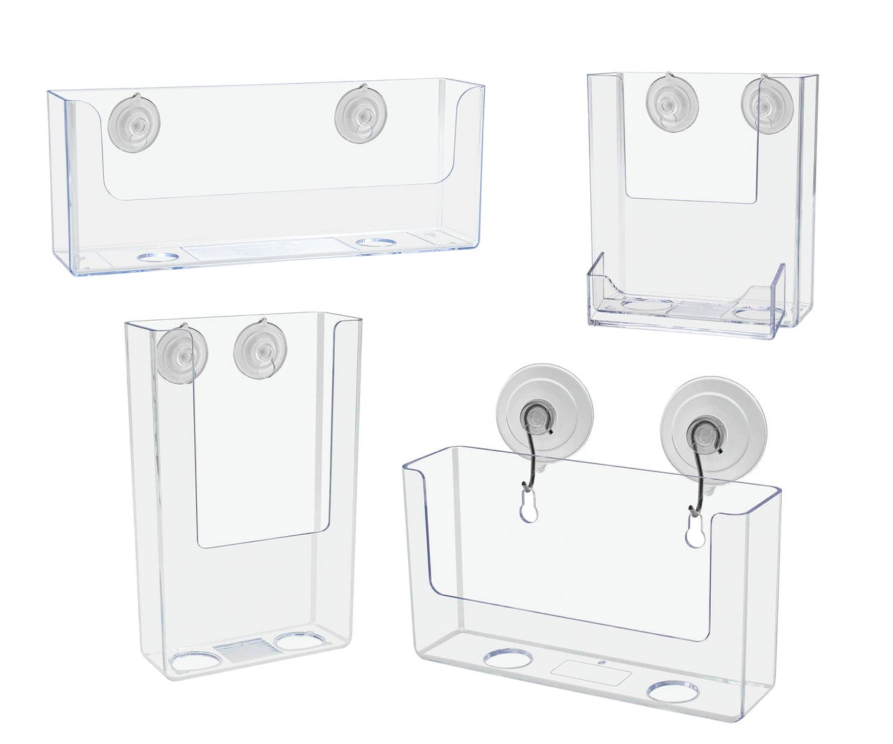 Suction Cup Brochure Literature Holders