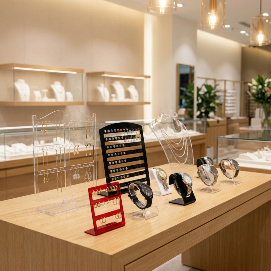 Acrylic Jewelry Displays and Stands