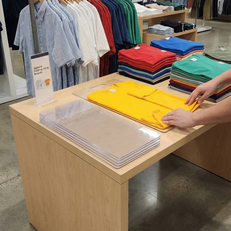 Acrylic Apparel Folding Boards