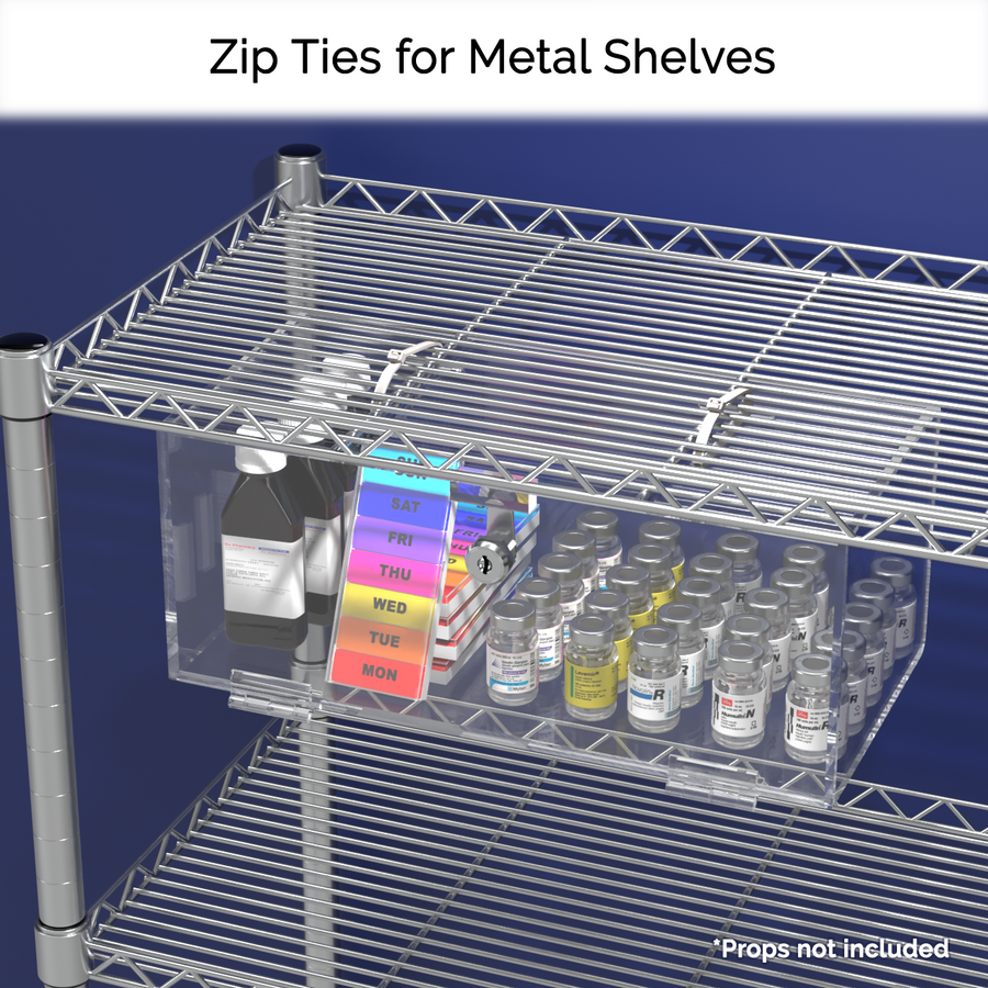 Locking Acrylic Medical Storage Boxes