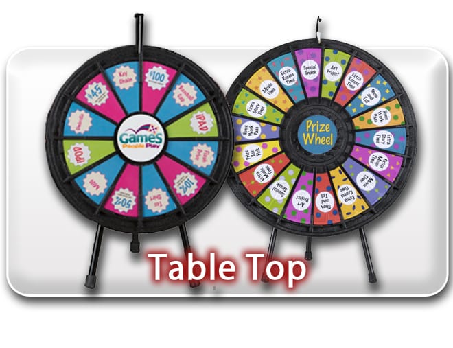 Table Top Prize Wheels