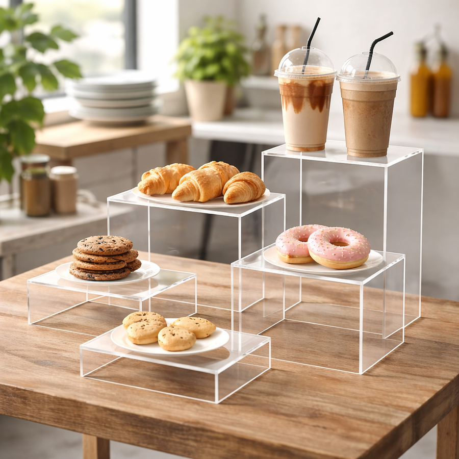 Acrylic Display Cubes, Pedestals & Stands