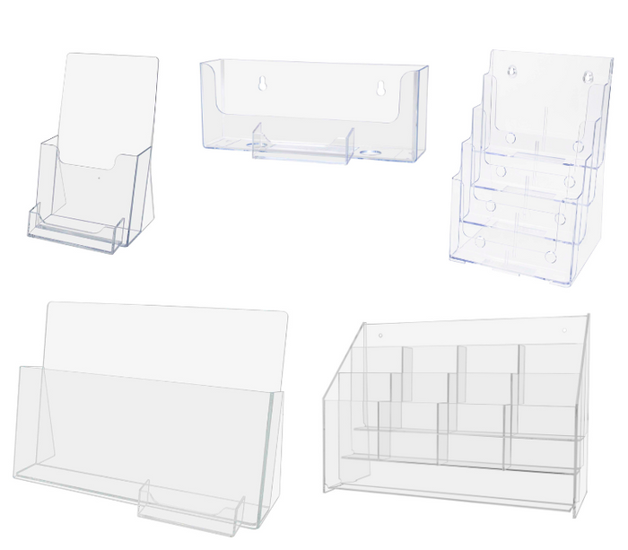 Multi Pocket Brochure Holders and Literature