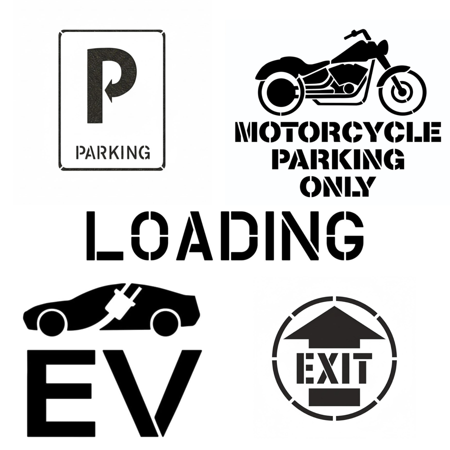 Parking Lot Stencils