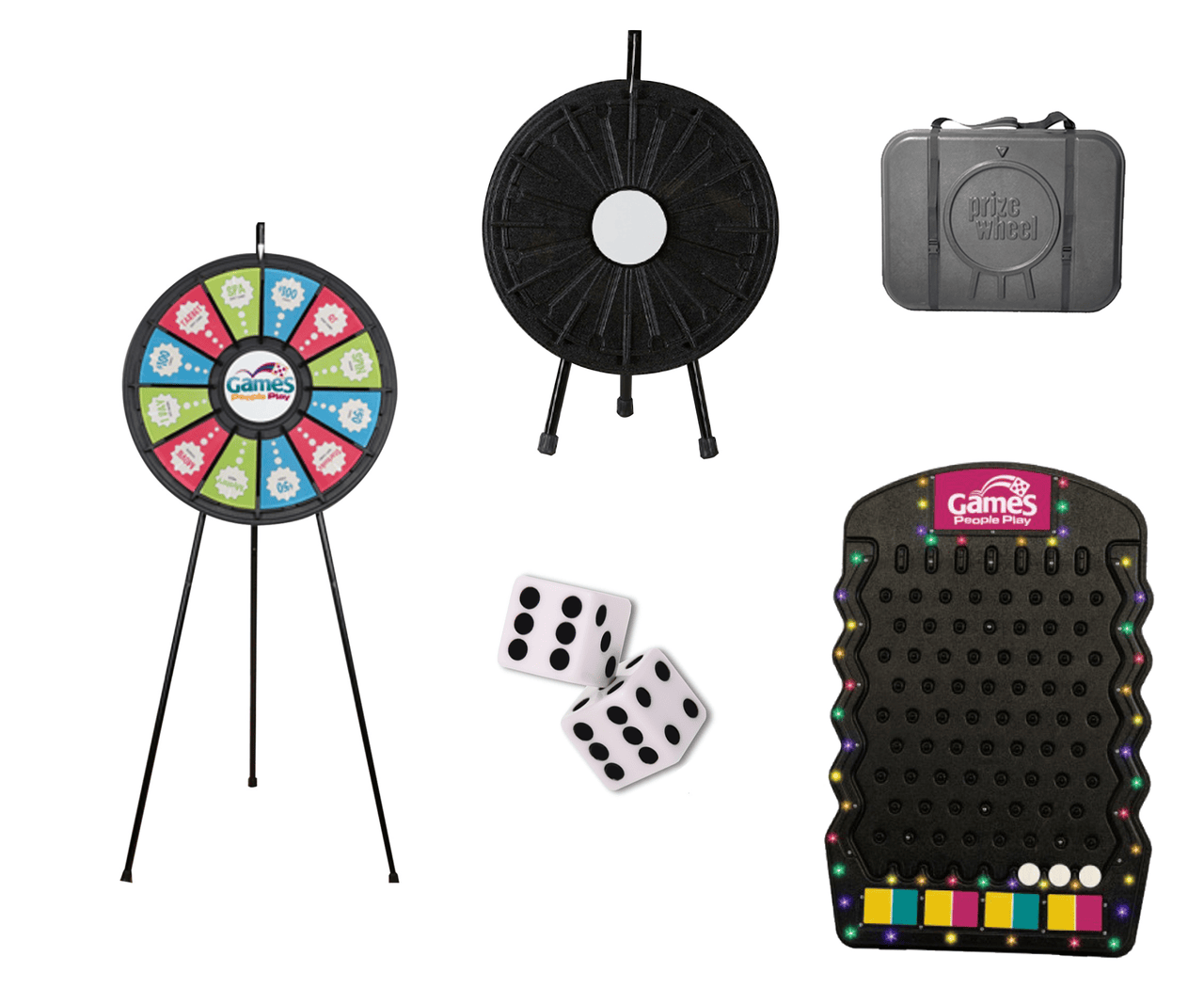Prize Wheel Donation Stands