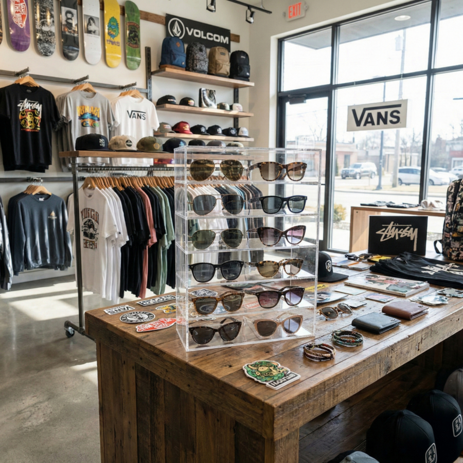 Acrylic Sunglass & Eyeglass Displays