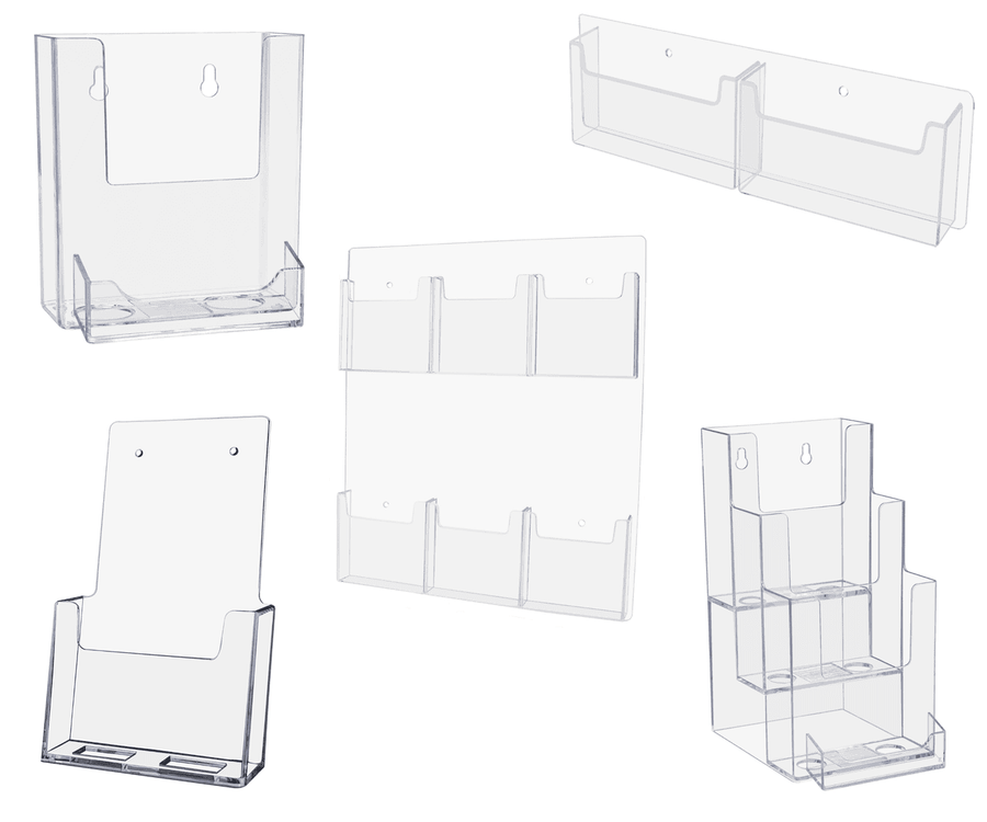 Wall Mount Brochure Holders and Literature