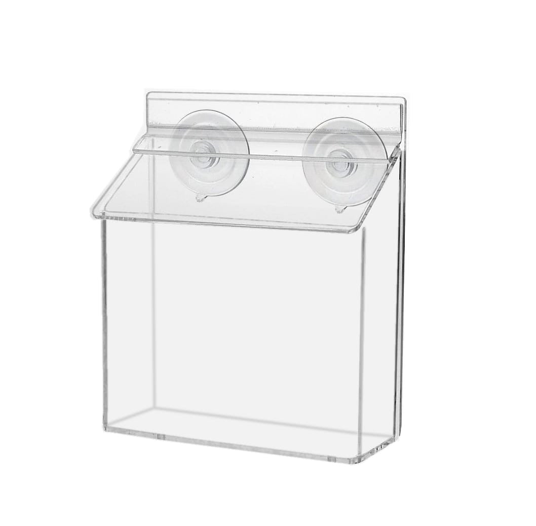 6"W x 4"H Suction Cup Outdoor Postcard Holder Window Mount