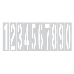 8 Foot Number Stencils for Parking Lots