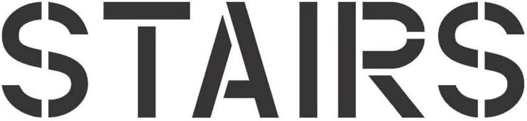 STAIRS Safety Stencil for Concrete and Walls