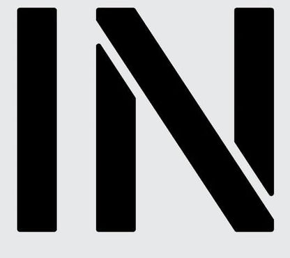 IN Stencil with 12" Letters for Painting Blacktops