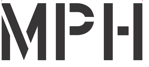 MPH Stencil with 12" Letters for Blacktops and Concrete