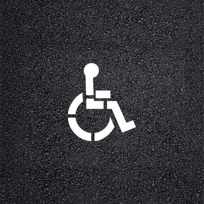 Handicap Stencil 48" Symbol ADA Compliant Template