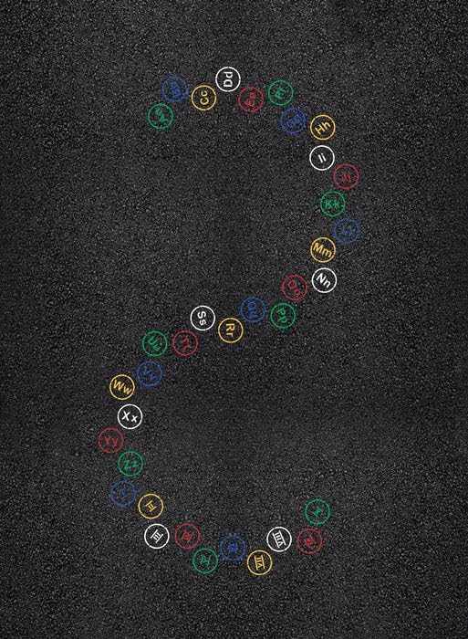 Hopscotch Playground and Pavement Stencil for Playgrounds