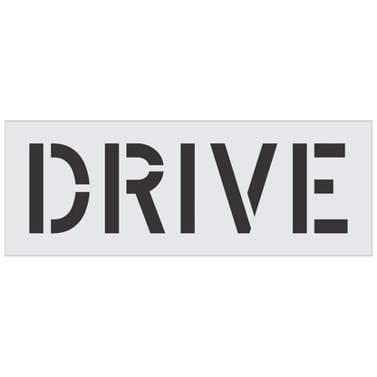 DRIVE Stencil Reusable Template for Parking Lots and Curbs