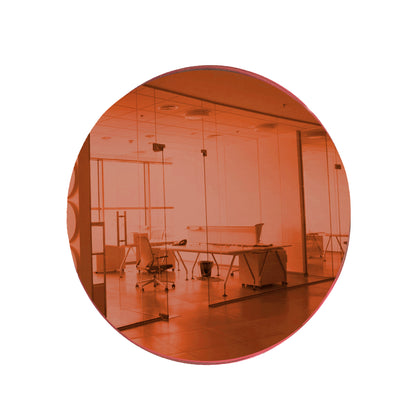 25 Pack Round Shaped Mirror Acrylic Pieces for Arts and Crafts