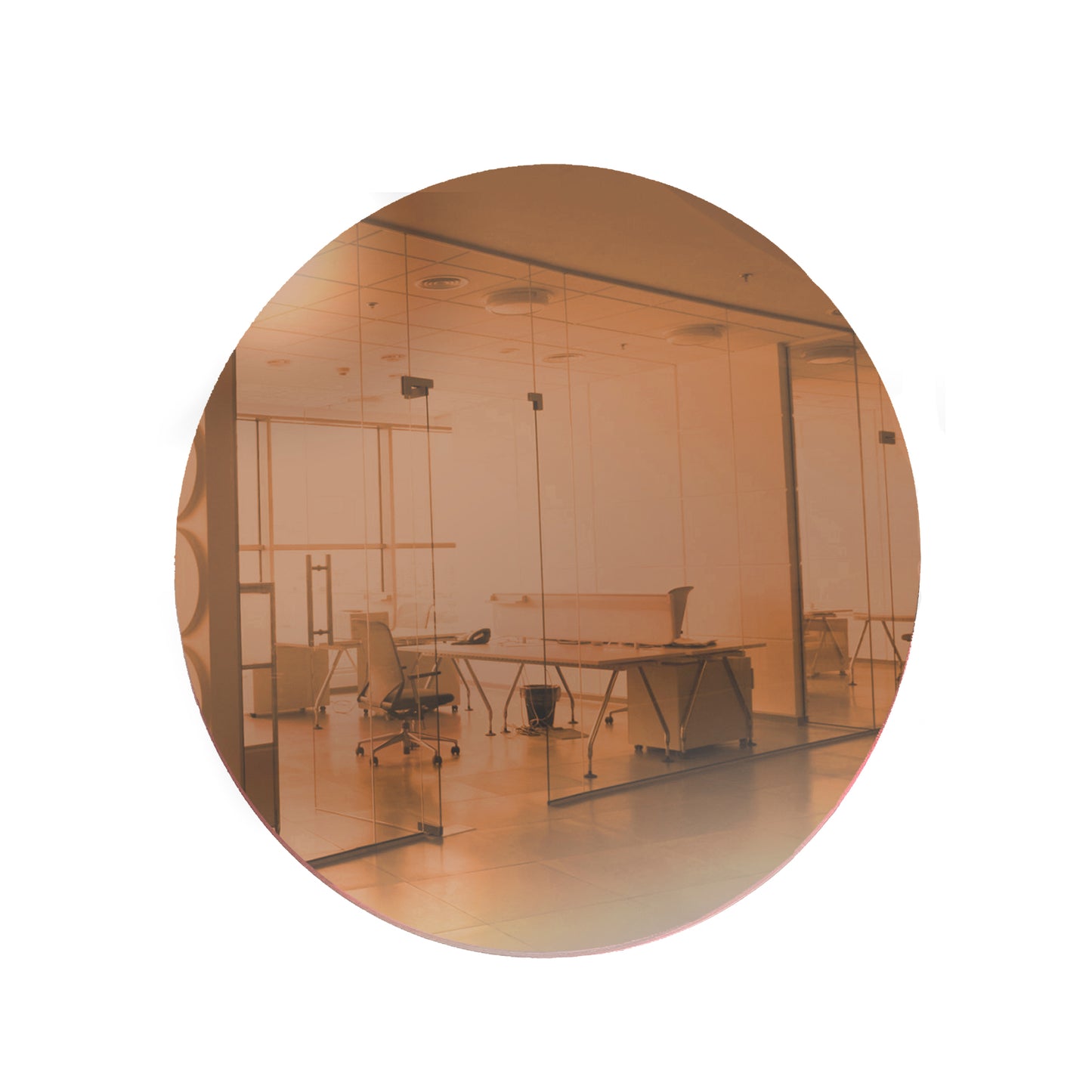 25 Pack Round Shaped Mirror Acrylic Pieces for Arts and Crafts