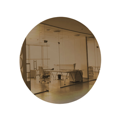 50 Pack Round Shaped Mirror Acrylic Pieces for Arts and Crafts