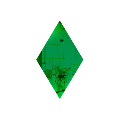 50 Pack Diamond Shaped Mirror Acrylic Pieces for Arts and Crafts