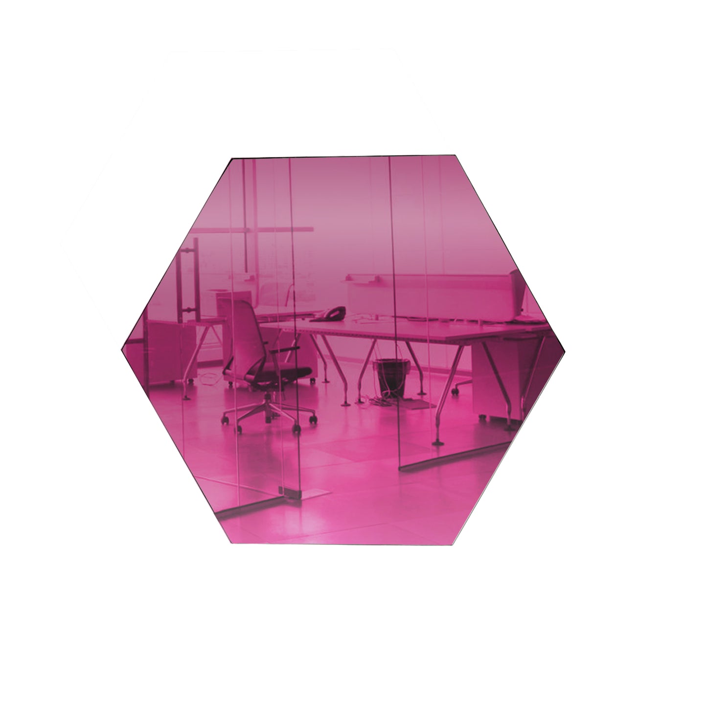 50 Pack Hexagon Shaped Mirror Acrylic Pieces for Arts and Crafts