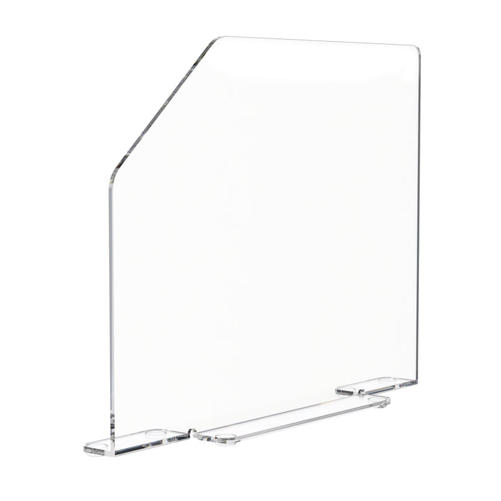 19"W x 14"H Splash Guard with Feet Acrylic Sink Barrier