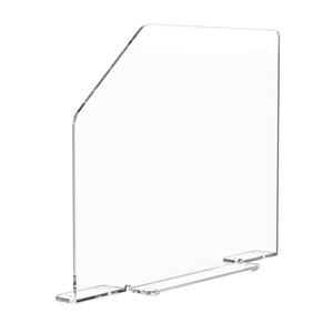 19"W x 15"H Splash Guard with Feet Acrylic Sink Barrier