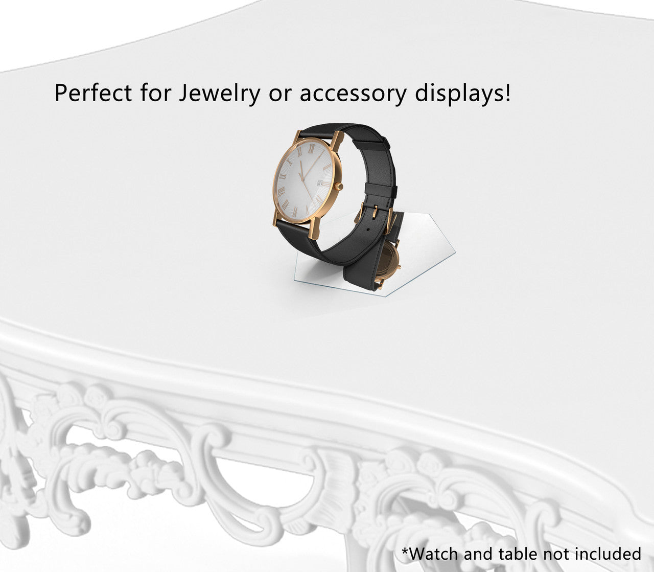 Hexagon Tile 5" Acrylic 1/8" Thick Pieces for Crafts