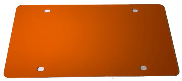 Blank Mirror License Plate Laser Cut Acrylic with 4 Holes