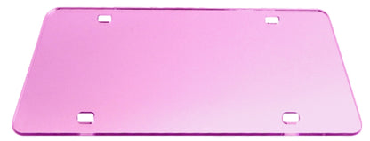 Blank Mirror License Plate Laser Cut Acrylic with 4 Holes