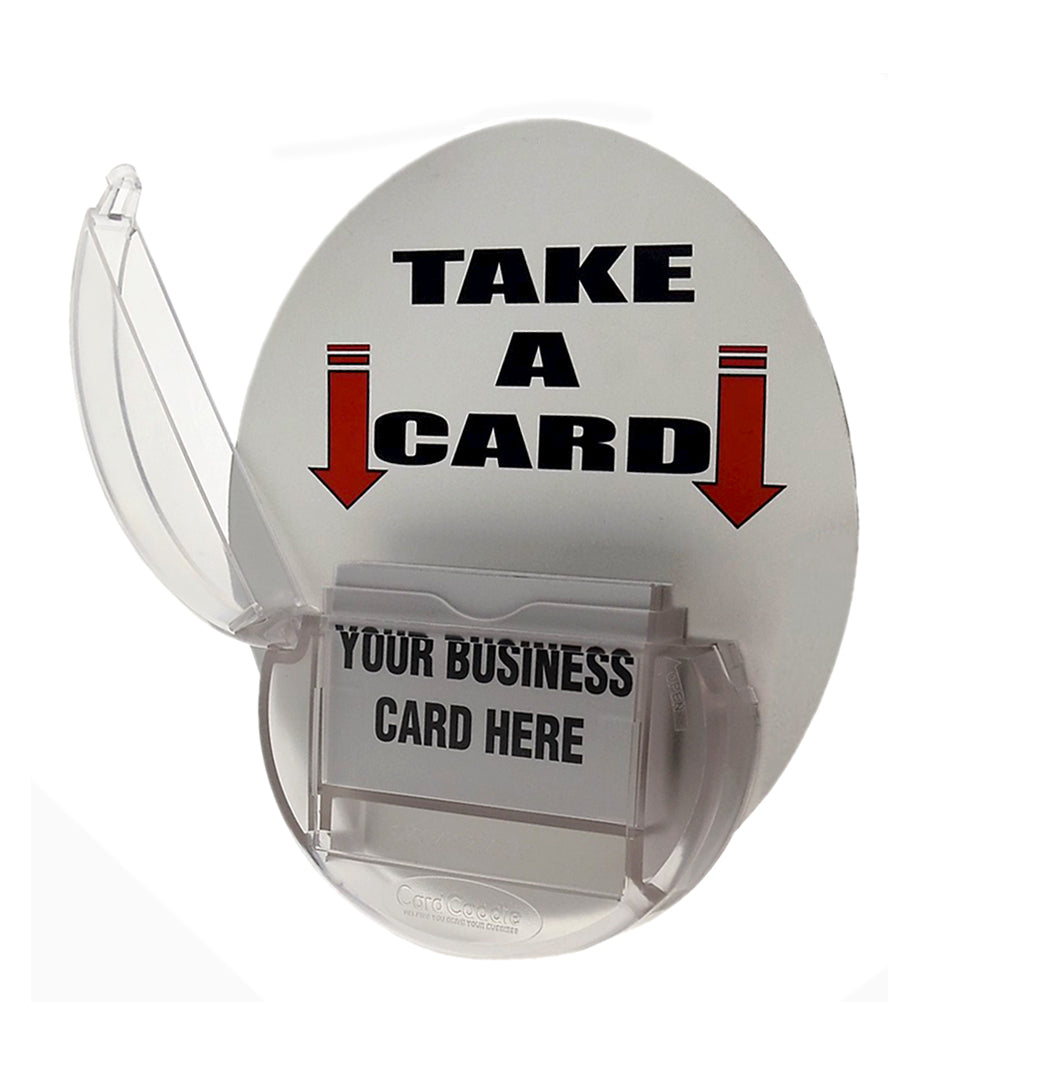 Card Caddie Magnetic Vehicle and Outdoor Business Card Holder
