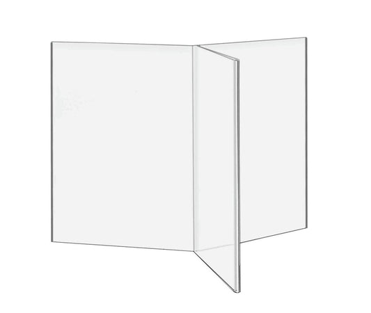 5"W x 7"H 6 Panel Sign Holder Table Tent Display
