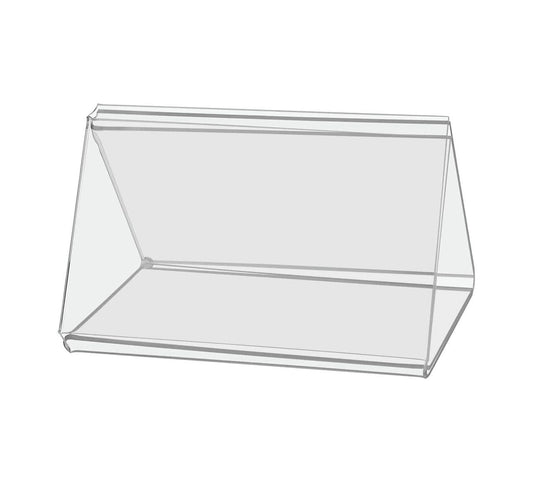 4"W x 6"H 3 Sided Sign Holder Table Tent Display