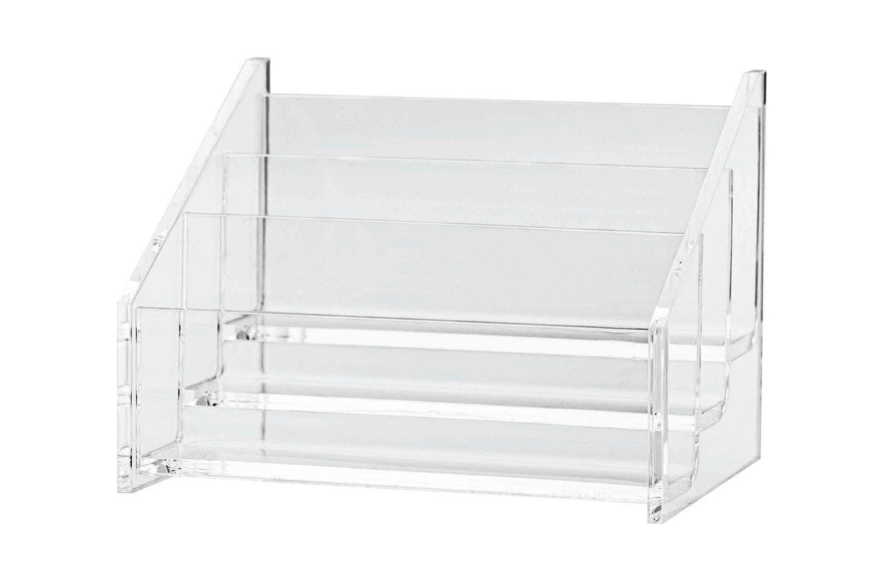 Multi Pocket Business Gift Card Holder 3 Tier Display Stand