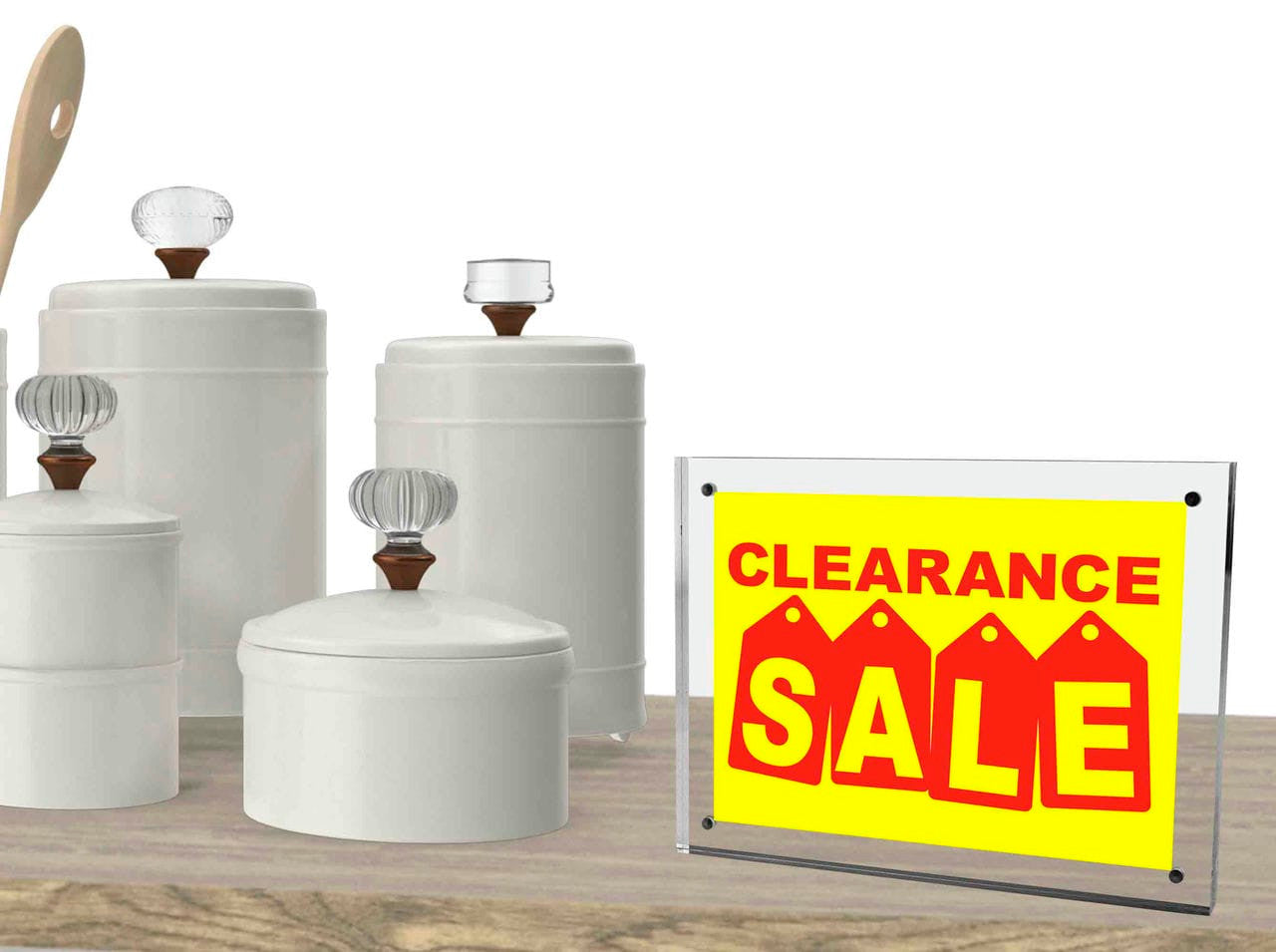 7"W x 5"H Thick Premium Photo Holder Sign Stand Magnetic Closure