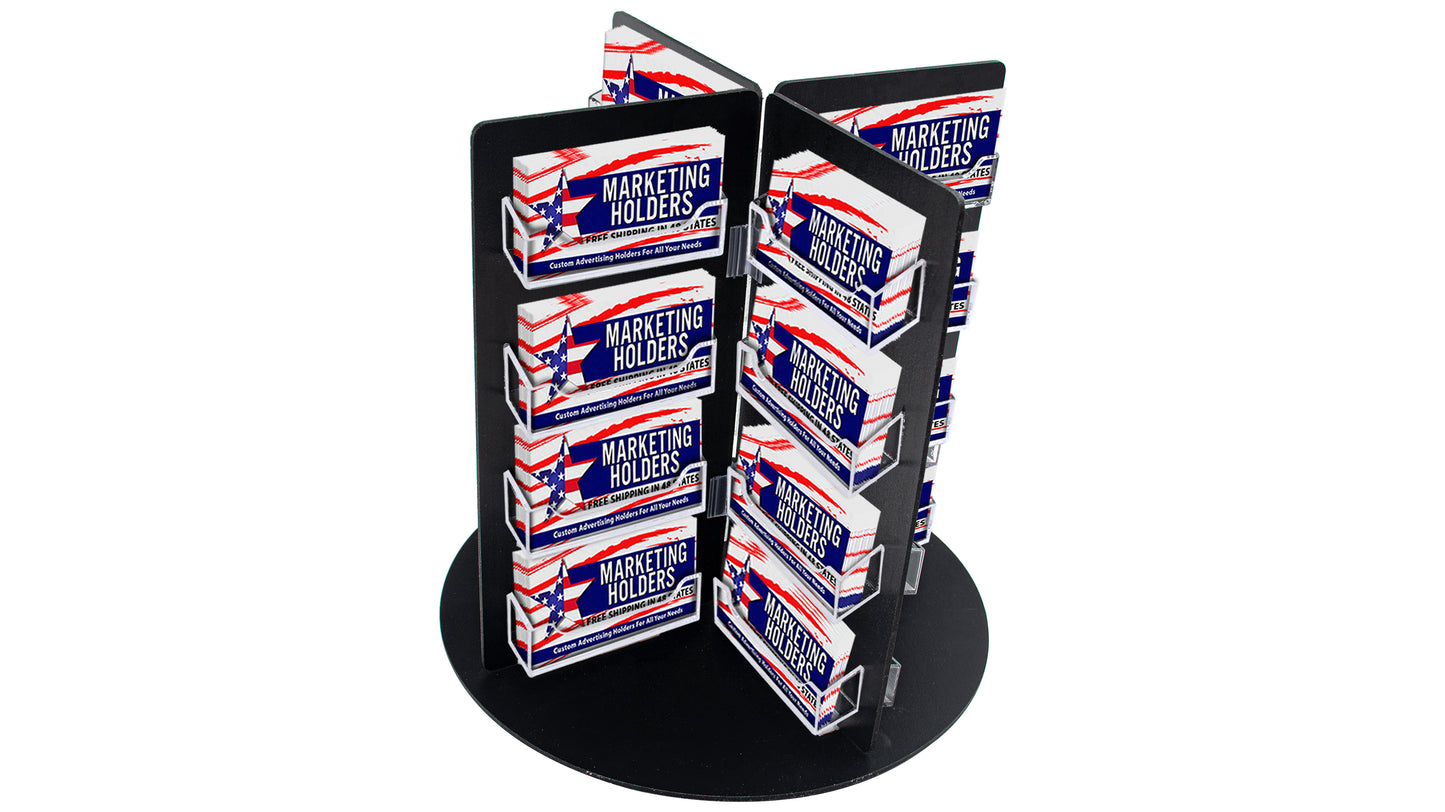 Rotating Gift Card Appointment Reminder Organizer 32 Slot Holder