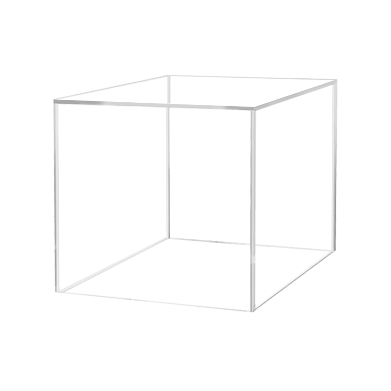6" Square Acrylic Retail Display Box